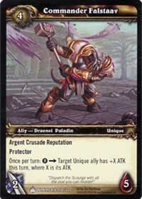 Commander Falstaav - Wrathgate - WoW card
