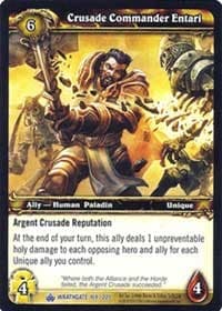 Crusade Commander Entari - Wrathgate - WoW card