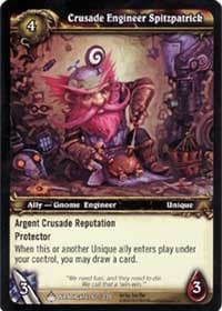 Crusade Engineer Spitzpatrick - Wrathgate - WoW card