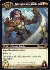 Veteran Crusader Aliocha Segard - Wrathgate - WoW card