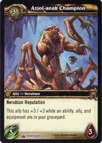 Azjol-anak Champion - Wrathgate - WoW card