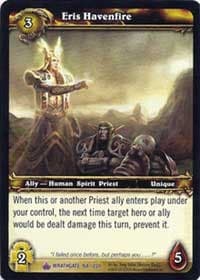 Eris Havenfire - Wrathgate - WoW card
