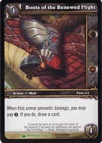 Boots of the Renewed Flight - Wrathgate - WoW card
