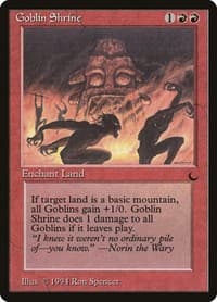 Goblin Shrine - The Dark - Magic: The Gathering card