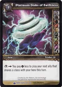 Platinium Disks of Swiftness - Wrathgate - WoW card