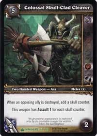 Colossal Skull-Clad Cleaver - Wrathgate - WoW card