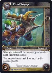 Final Voyage - Wrathgate - WoW card