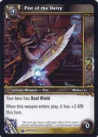 Fist of the Deity - Wrathgate - WoW card