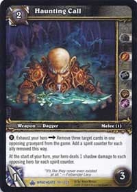 Haunting Call - Wrathgate - WoW card