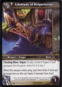 Lifeblade of Belgaristrasz - Wrathgate - WoW card