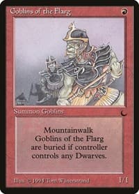 Goblins of the Flarg - The Dark - Magic: The Gathering card
