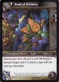 Staff of Trickery - Wrathgate - WoW card