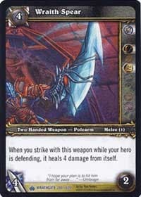 Wraith Spear - Wrathgate - WoW card