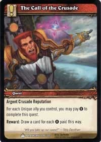 The Call of the Crusade - Wrathgate - WoW card