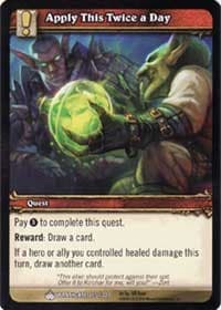 Apply This Twice Daily - Wrathgate - WoW card