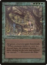 Hidden Path - The Dark - Magic: The Gathering card