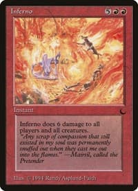 Inferno - The Dark - Magic: The Gathering card