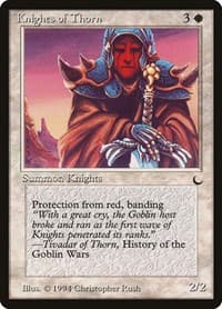 Knights of Thorn - The Dark - Magic: The Gathering card