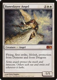 Baneslayer Angel - Magic 2011 (M11) - Magic: The Gathering card