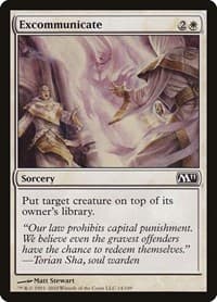 Excommunicate - Magic 2011 (M11) - Magic: The Gathering card