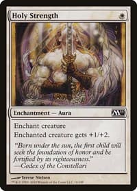 Holy Strength - Magic 2011 (M11) - Magic: The Gathering card