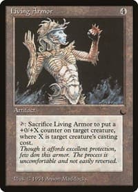 Living Armor - The Dark - Magic: The Gathering card