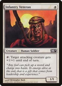 Infantry Veteran - Magic 2011 (M11) - Magic: The Gathering card