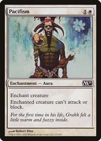 Pacifism - Magic 2011 (M11) - Magic: The Gathering card