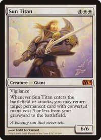 Sun Titan - Magic 2011 (M11) - Magic: The Gathering card
