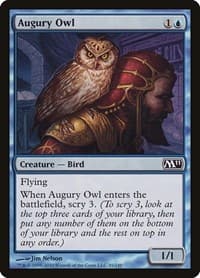Augury Owl - Magic 2011 (M11) - Magic: The Gathering card