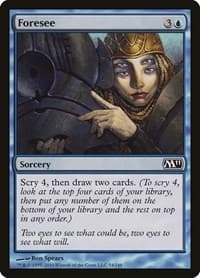 Foresee - Magic 2011 (M11) - Magic: The Gathering card