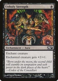 Unholy Strength - Magic 2011 (M11) - Magic: The Gathering card