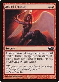 Act of Treason - Magic 2011 (M11) - Magic: The Gathering card
