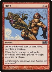 Fling - Magic 2011 (M11) - Magic: The Gathering card