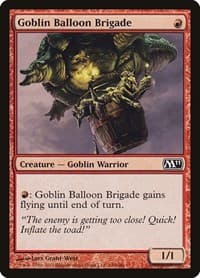 Goblin Balloon Brigade - Magic 2011 (M11) - Magic: The Gathering card
