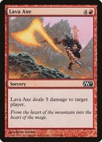 Lava Axe - Magic 2011 (M11) - Magic: The Gathering card