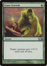 Giant Growth - Magic 2011 (M11) - Magic: The Gathering card