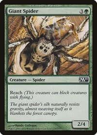 Giant Spider - Magic 2011 (M11) - Magic: The Gathering card
