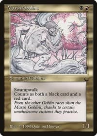 Marsh Goblins - The Dark - Magic: The Gathering card