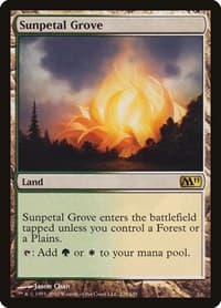 Sunpetal Grove - Magic 2011 (M11) - Magic: The Gathering card