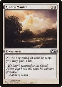 Ajani's Mantra - Magic 2011 (M11) - Magic: The Gathering card