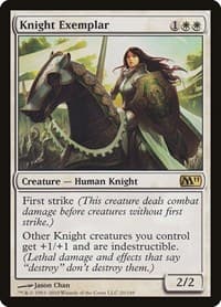 Knight Exemplar - Magic 2011 (M11) - Magic: The Gathering card
