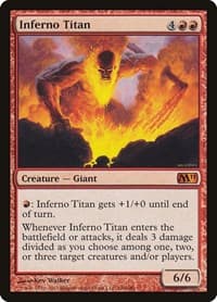 Inferno Titan - Magic 2011 (M11) - Magic: The Gathering card