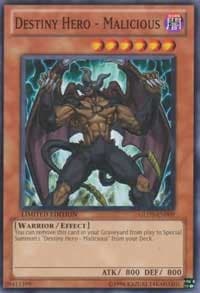 Destiny HERO - Malicious - Gold Series 3 - YuGiOh card
