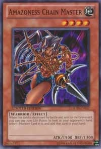 Amazoness Chain Master - Gold Series 3 - YuGiOh card