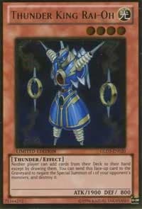 Thunder King Rai-Oh - Gold Series 3 - YuGiOh card