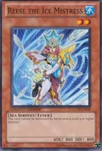 Reese the Ice Mistress - Gold Series 3 - YuGiOh card
