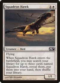 Squadron Hawk - Magic 2011 (M11) - Magic: The Gathering card