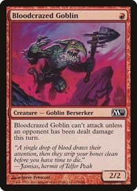 Bloodcrazed Goblin - Magic 2011 (M11) - Magic: The Gathering card