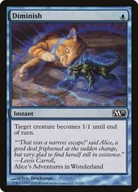 Diminish - Magic 2011 (M11) - Magic: The Gathering card